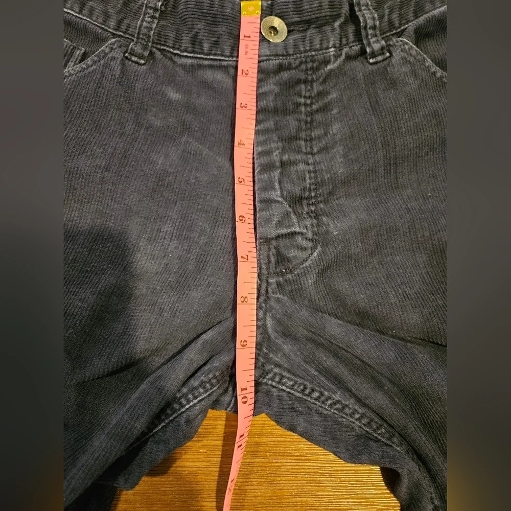 THEORY WOMEN'S NAVY BLUE ZIGGY SLIM LEG MID-RISE CORDUROY PANTS SIZE 34 - Picture 8 of 8